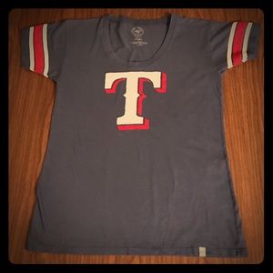 Ladies Texas Ranger baseball tee